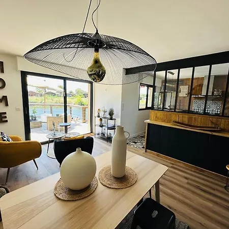 Nyaraló Maison Ostrea Terrasse Sur L'eau Gujan-Mestras